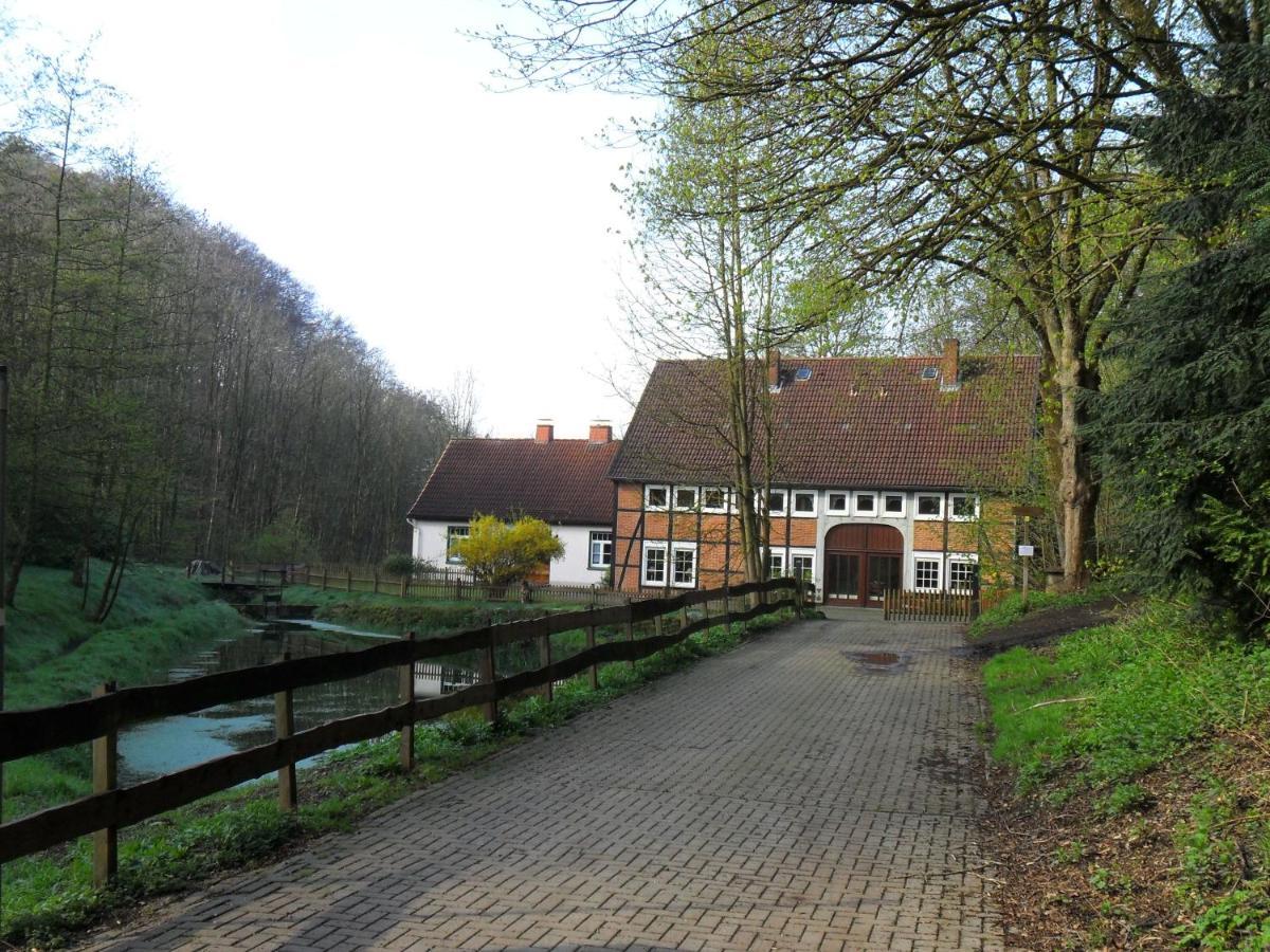 Höllenmühle Bed&Breakfast at the Mill Pond Hessisch Oldendorf Exterior foto